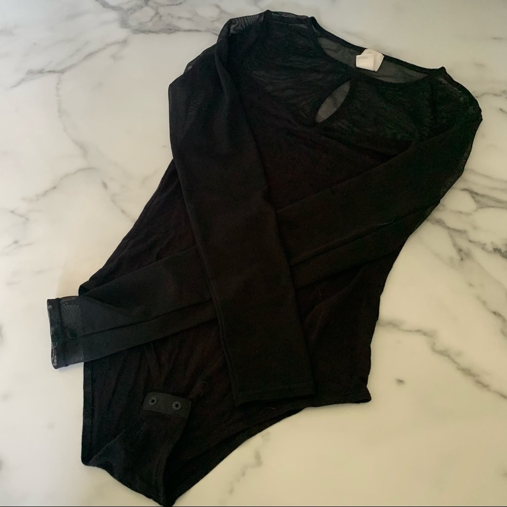 Mesh Black Bodysuit